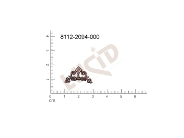 Tvarový výlisek ostatní bez oček (svěšovacích dírek) 20.0x18.0mm