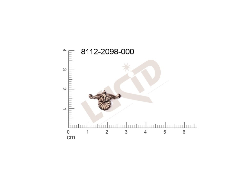 Tvarový výlisek ostatní bez oček (svěšovacích dírek) 18.0x11.0mm