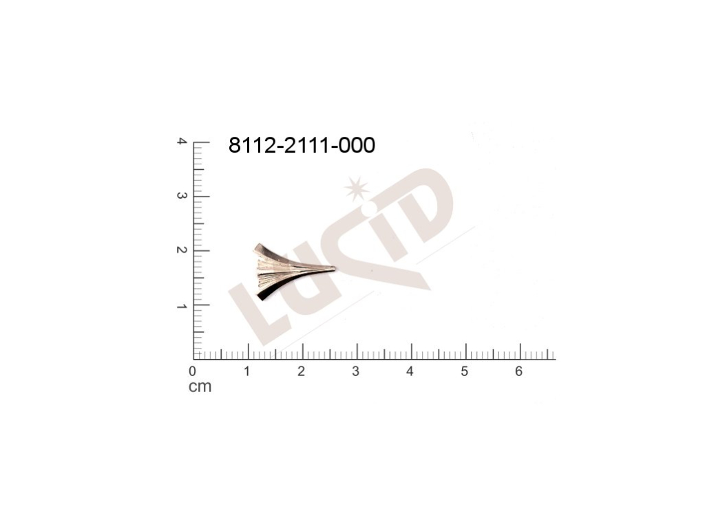 fancy shape other without loops / attaching holes 15.0x11.0mm