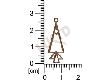 fancy shape other with 1 loop / attaching hole