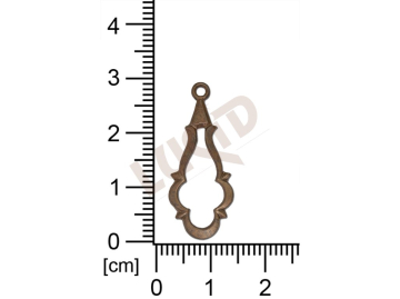 fancy shape other with 1 loop / attaching hole