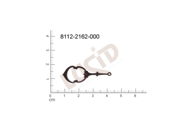 fancy shape other with 1 loop / attaching hole 34.0x12.0mm