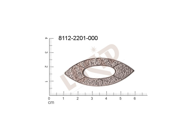 Tvarový výlisek ostatní bez oček (svěšovacích dírek) 48.0x19.0mm