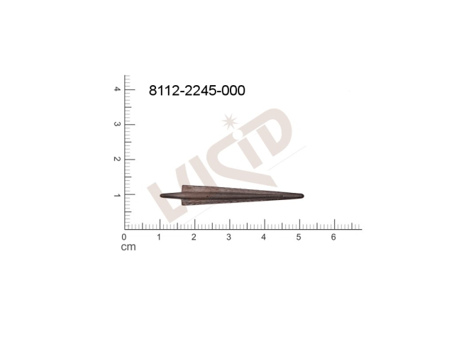 fancy shape other without loops / attaching holes 41.0x6.0mm