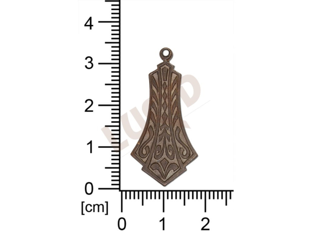 fancy shape other with 1 loop / attaching hole