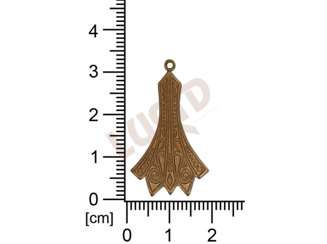 fancy shape other with 1 loop / attaching hole