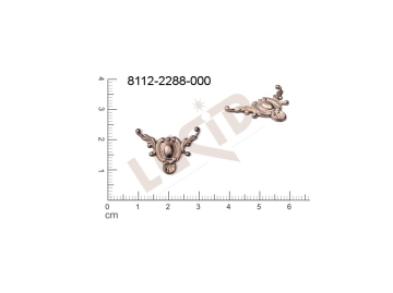 Tvarový výlisek ostatní bez oček (svěšovacích dírek) 22.0x16.0mm