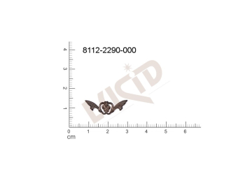 fancy shape other without loops / attaching holes 22.0x8.0mm