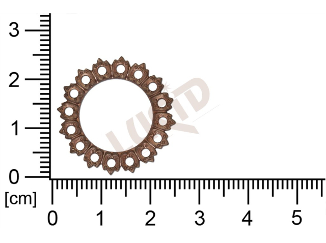 fancy shape round without loops / attaching holes 