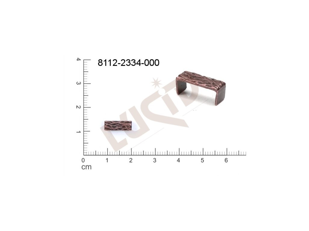 Tvarový výlisek ostatní bez oček (svěšovacích dírek) 11.0x4.0mm