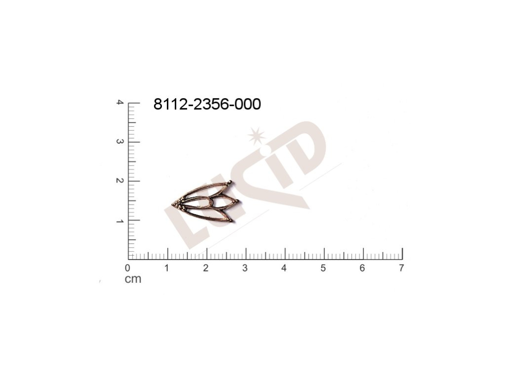 fancy shape other without loops / attaching holes 20.0x10.0mm