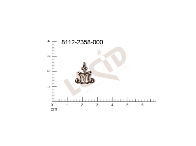 Tvarový výlisek ostatní bez oček (svěšovacích dírek) 14.0x12.0mm