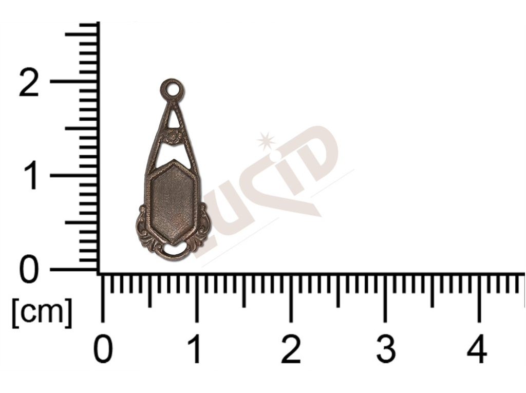 fancy shape other with 1 loop / attaching hole