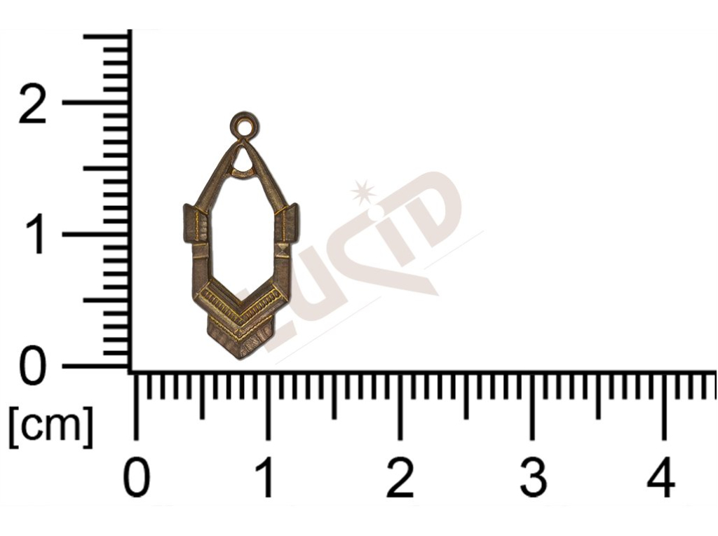 fancy shape other with 1 loop / attaching hole