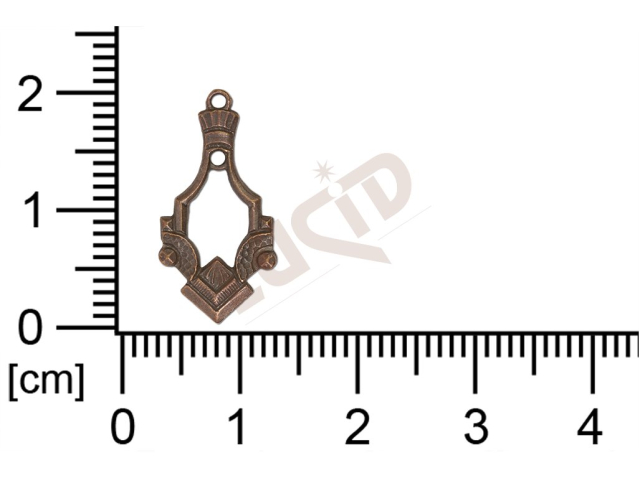 fancy shape other with 1 loop / attaching hole