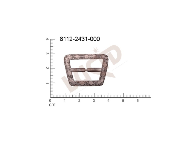 fancy shape quadrangle other with 2 loops / attaching holes 