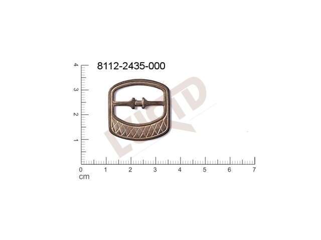 fancy shape quadrangle other with 2 loops / attaching holes 