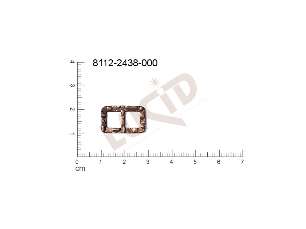 fancy shape quadrangle other with 2 loops / attaching holes 