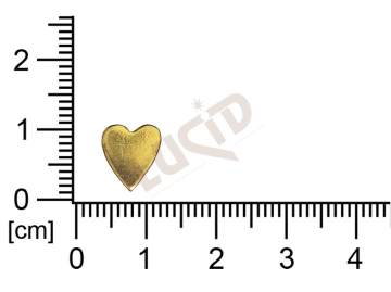 fancy shape hearts other without loops / attaching holes 14.0x11.0mm