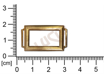 fancy shape quadrangle other with 2 loops / attaching holes 