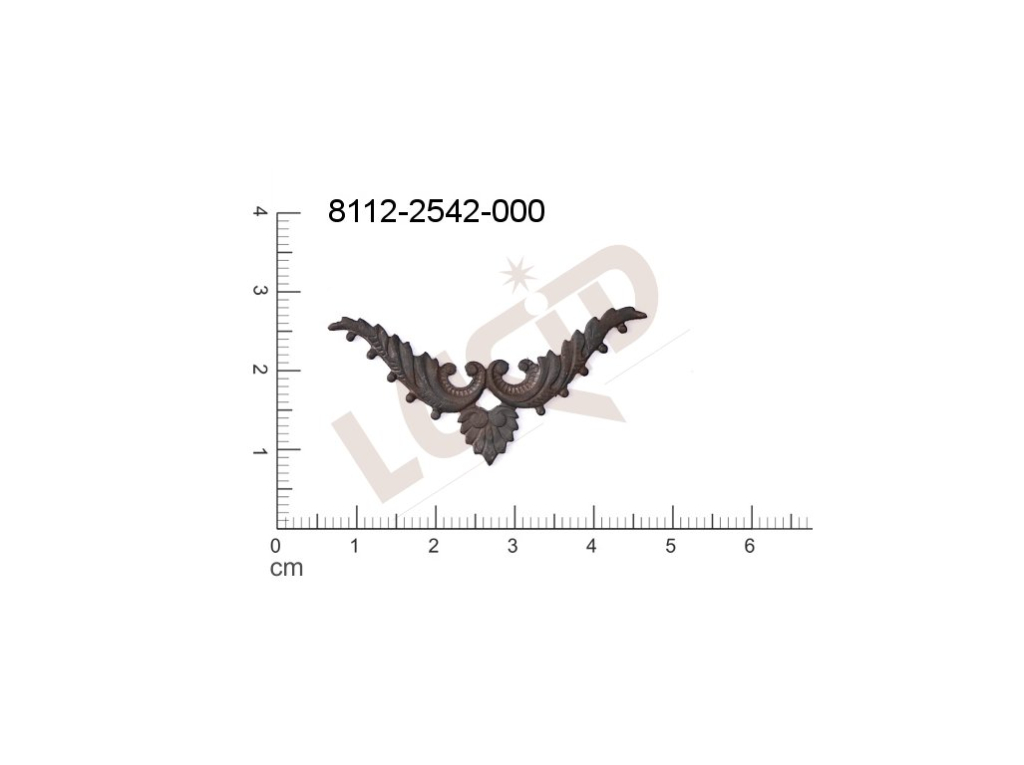 Tvarový výlisek ostatní bez oček (svěšovacích dírek) 35.0x25.0mm