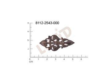 Tvarový výlisek ostatní bez oček (svěšovacích dírek) 36.0x17.0mm