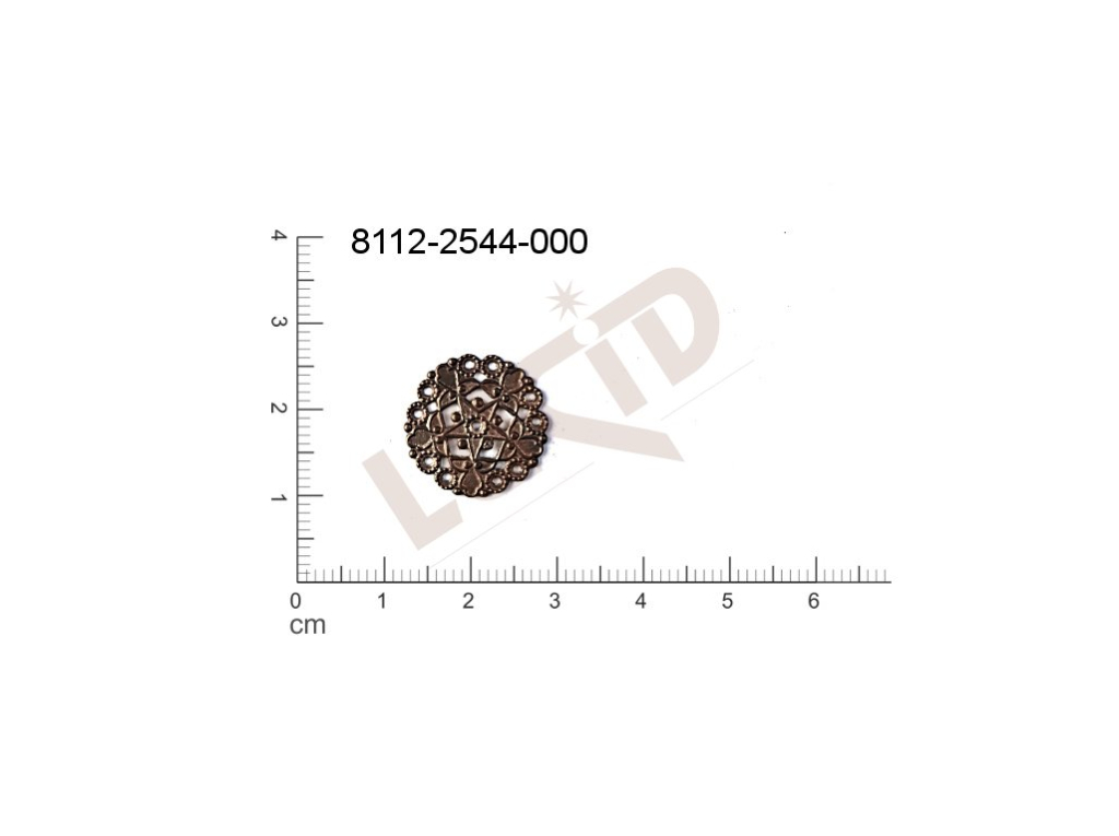 fancy shape round other with more loops / attaching holes 16.0BOX