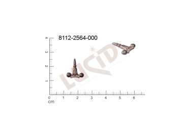 Tvarový výlisek ostatní bez oček (svěšovacích dírek) 12.0x11.0mm