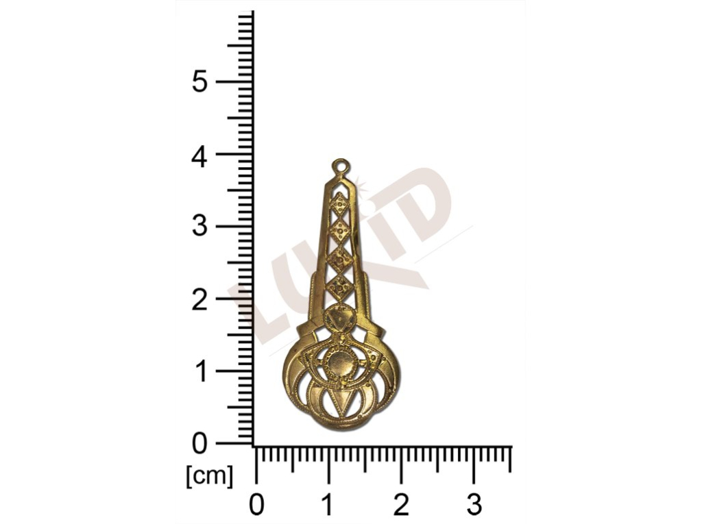 fancy shape other with 1 loop / attaching hole 28.0x26.0mm