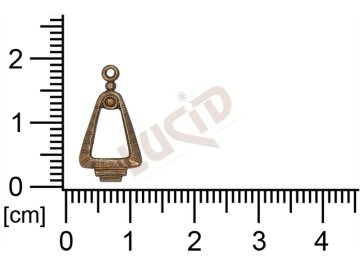 fancy shape other with 1 loop / attaching hole 28.0x26.0mm