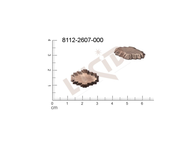 Tvarový výlisek oválné ostatní bez oček (svěšovacích dírek) 18.0x12.0mm