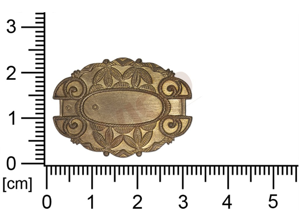 fancy shape oval other without loops / attaching holes 