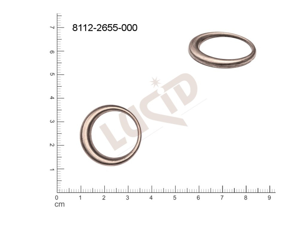 Tvarový výlisek kulatý bez oček (svěšovacích dírek) 26.0mm