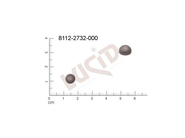 Tvarový výlisek kulatý bez oček (svěšovacích dírek) 7.0x7.0mm