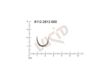 Tvarový výlisek půlměsíc ostatní bez oček (svěšovacích dírek) 15.0x14.0mm