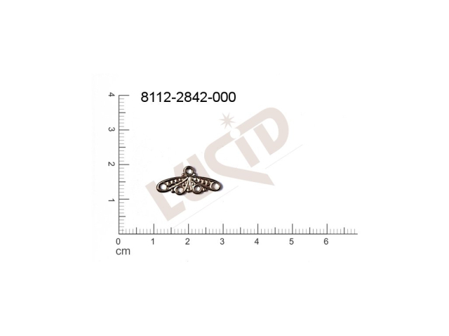 multi-row bar with 4 loops 19.0x8.0mm