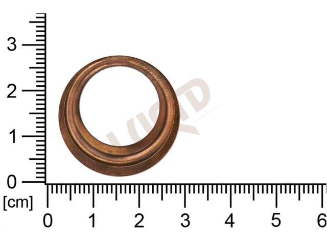 fancy shape round without loop / attaching hole