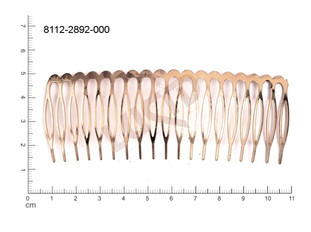 Díl pro vlas.ozdoby hřebínek  100.0x35.0mm