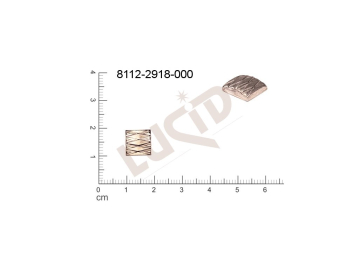 fancy shape quadrangle other without loops / attaching holes 10.0x10.0mm