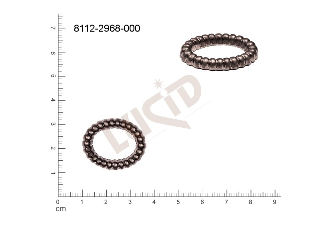 Tvarový výlisek oválné ostatní bez oček (svěšovacích dírek) 28.0x20.0mm