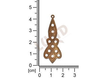 fancy shape other with 1 loop / attaching hole