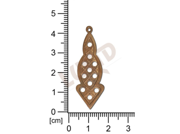 fancy shape other with 1 loop / attaching hole