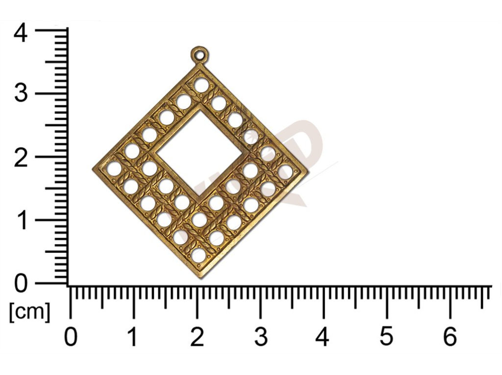 fancy shape other with 1 loop / attaching hole