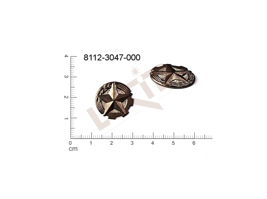 fancy shape symbols of organizations without loops / attaching holes 19.0x19.0mm