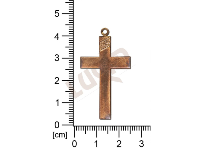 fancy shape crosses other with 1 loop / attaching hole 