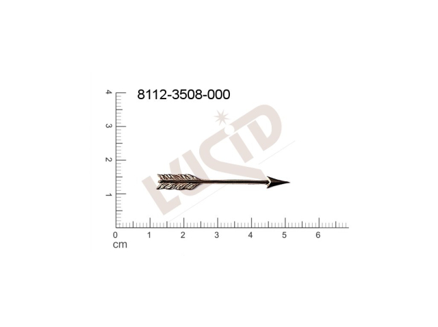 fancy shape weapons and army symbols other without loops / attaching holes 40.0x5.0mm