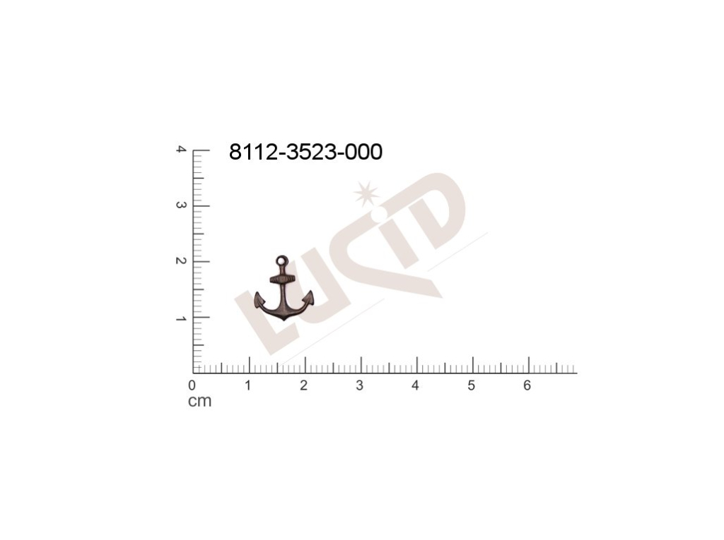 fancy shape ships, anchors, helms other with 1 loop / attaching hole 12.0x11.0mm