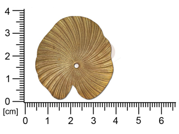 fancy shape plant motives leaves with 1 loop / attaching hole