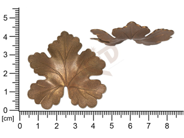 fancy shape plant motives leaves without loops / attaching hole