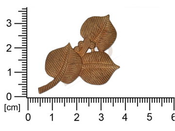 fancy shape plant motives leaves without loops / attaching hole